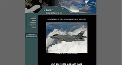Desktop Screenshot of craterindustries.com